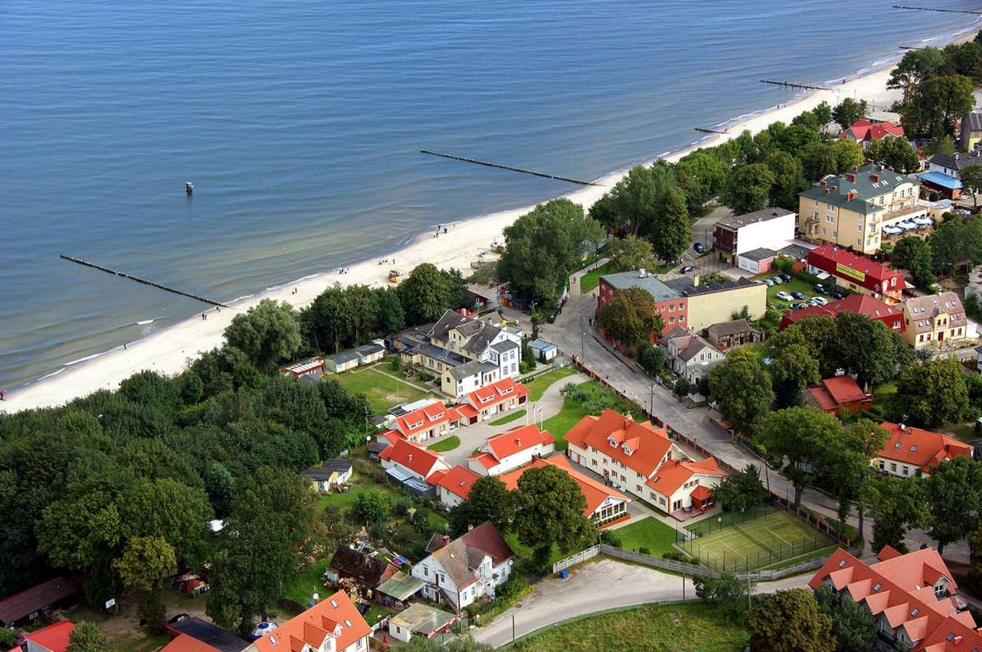 Polonia Rewal blisko plaży